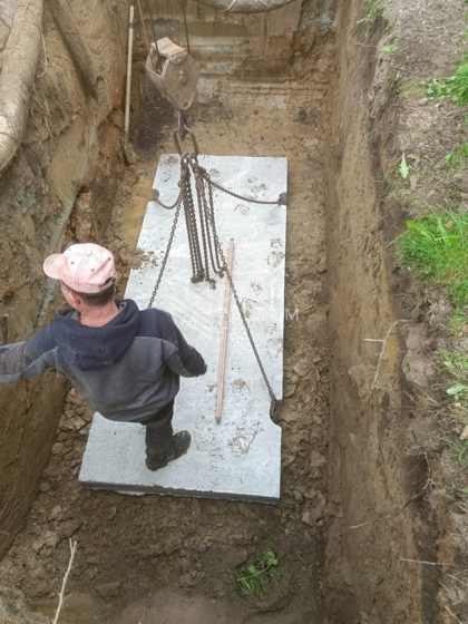 Монтаж газгольдера 5000 л в городе Ломоносове, Ленинградская область 2