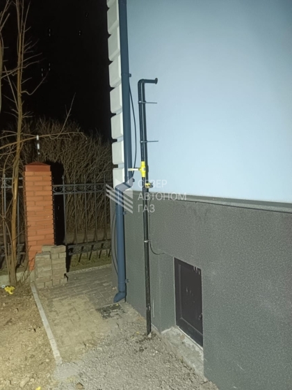 Установка газгольдера 6200 л в деревне Петрово, Гатчинский район 6