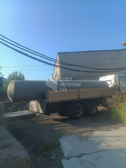 Монтаж газгольдера 9100 л на промышленном объекте в Санкт-Петербурге 0